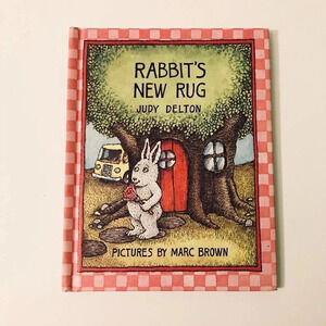 Vtg 1979 Rabbits New Rug  Hardback Book by Judy Delton